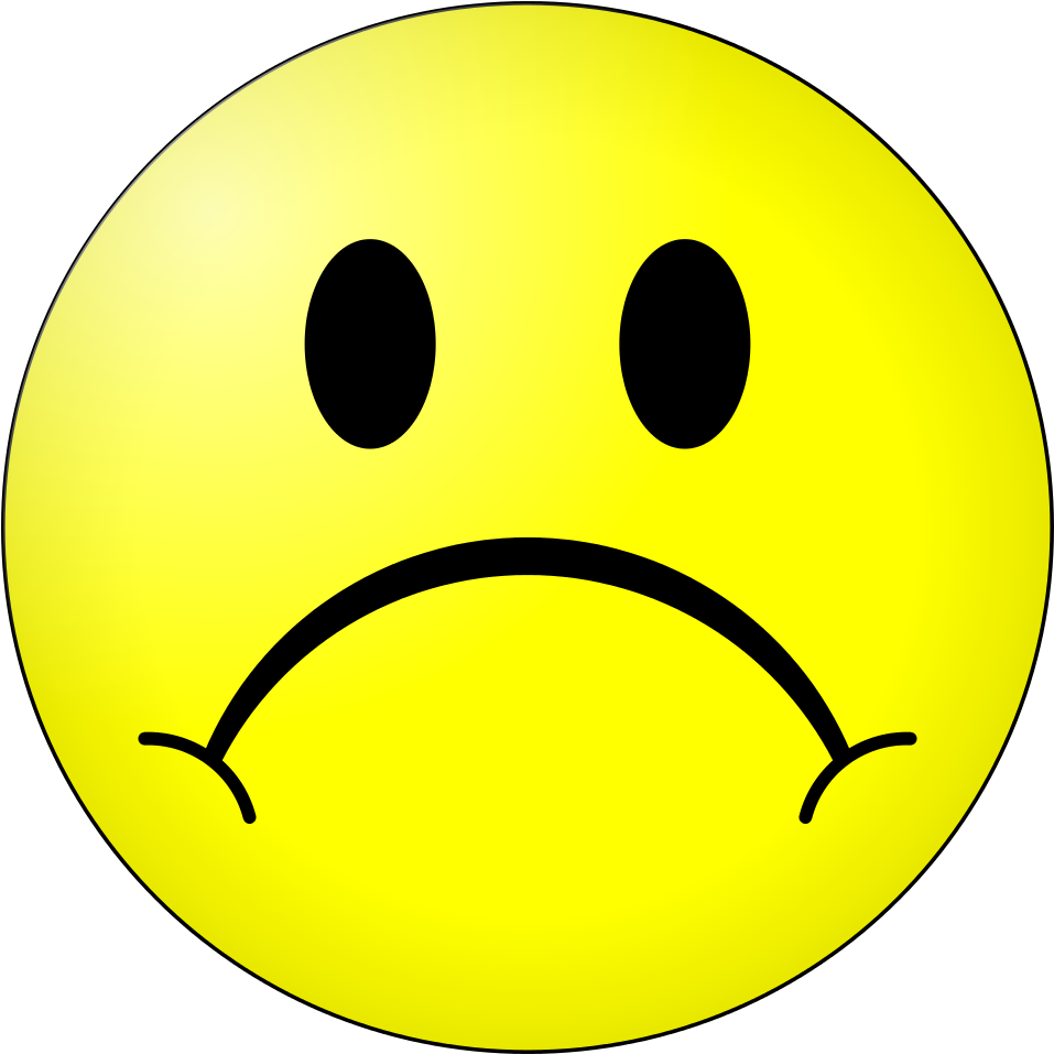 Smiley Emoticon Face Black And White Clip Art Sad Emo - vrogue.co