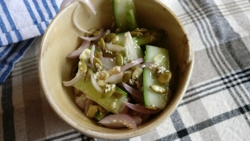 Cucumber Onion Salad