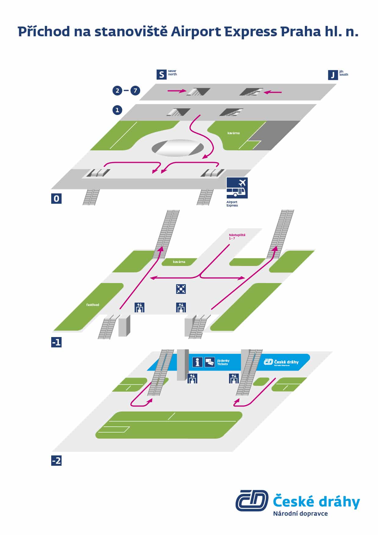 Map AE - Letiště Praha (PRG)