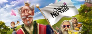 Casino Heroes - up to 200 Free Spins on Jimi Hendrix Slot