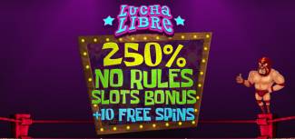 Planet 7 Online Casino - No Rules 250% Deposit Bonus + 10 Free Spins on Lucha Libre