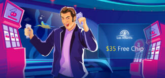 Las Atlantis Casino - Exclusive $35 Free Chip No Deposit Bonus Code