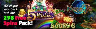 Uptown Pokies - 166% Deposit Bonus + 298 Free Spins on RTG Slots