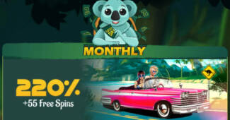 TwoUp Casino - 220% Deposit Bonus + 55 Free Spins on Miami Jackpots