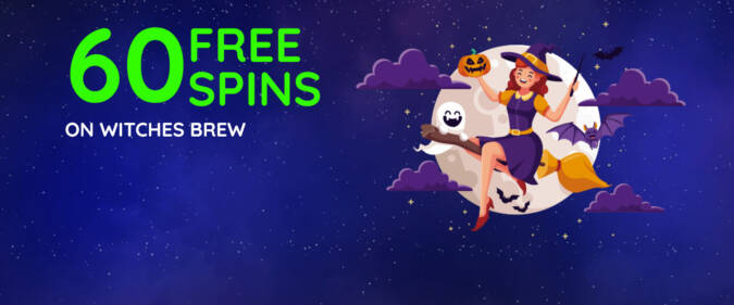 Sloto Stars Casino - Exclusive 60 No Deposit FS Bonus Code on Witchs Brew