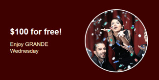 Grande Vegas Casino - 100% Deposit Bonus + $100 Free Bonus