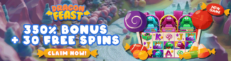 Velvet Spin Casino - 350% Deposit Bonus + 30 Free Spins on Dragon Feast