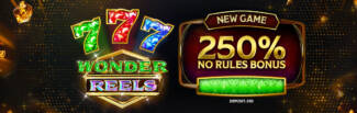 Raging Bull Casino - 250% No Rules Deposit Bonus on Wonder Reels