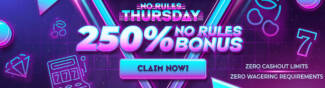 250% Thursday No Rules Bonus @ 11 SpinLogic Gaming Casinos (today only)