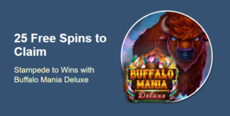 Grande Vegas Casino - 150% Deposit Bonus + 25 FS on Buffalo Mania Deluxe