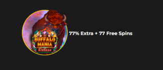Slotastic Casino - 77% Weekend Bonus up to $375 + 77 Free Spins on Buffalo Mania Deluxe