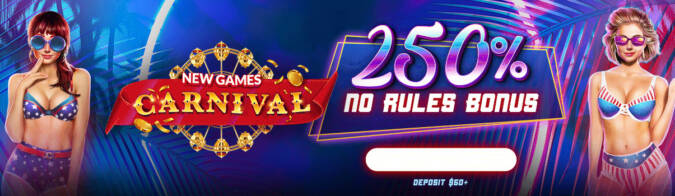 Raging Bull Casino - 8x Jackpot Win Prize + 250% Miami Multiplier No Rules Deposit Bonus Code