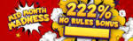 Raging Bull Casino - 222% Mid-month No Rules Deposit Bonus