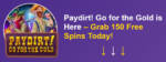 Grande Vegas Casino - 150% Bonus up to $300 and 50 FS on Paydirt! Go for the Gold