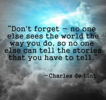 Charles de Lint's quote