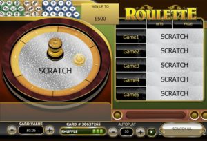 Roulette Scratch by Playtech