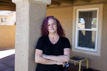 Bonnie Combs poses for a photo at her Henderson home, on Wednesday, Oct. 27, 2021. (Bizuayehu T ...