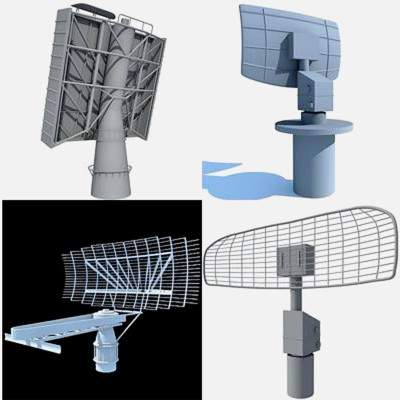 4 Radar Pack 3D Model