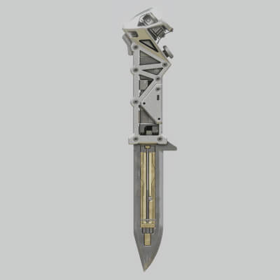 Ashes Data Knife 3D Model