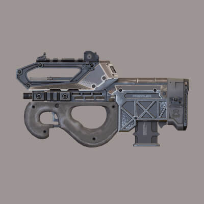 Prowler SMG for Blender