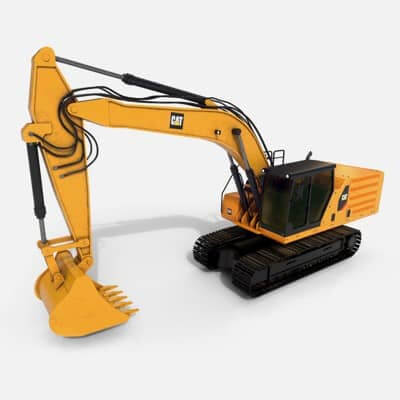 336 Excavator 3D Model