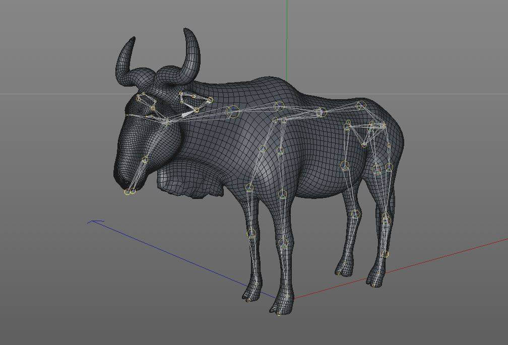 Wildbeast 3D Model