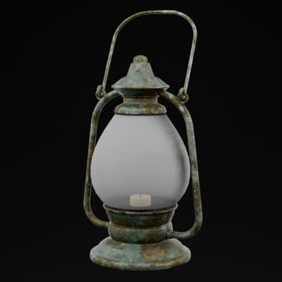 Iron Lantern 3D Model