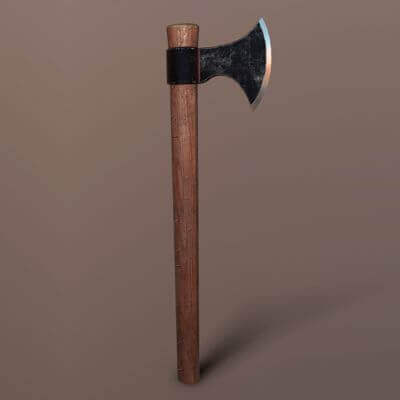 Tomahawk Axe 3D Model