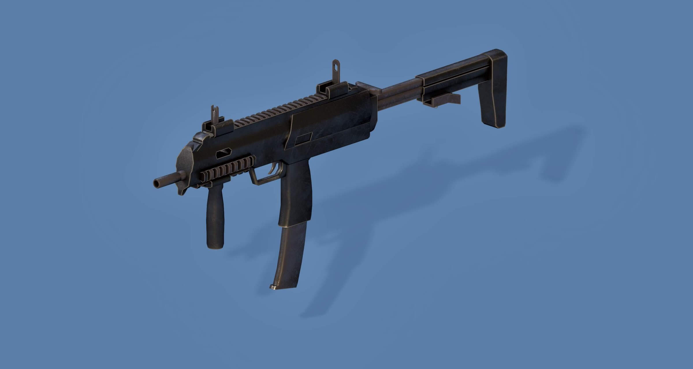 MP7 Gun 3D Model