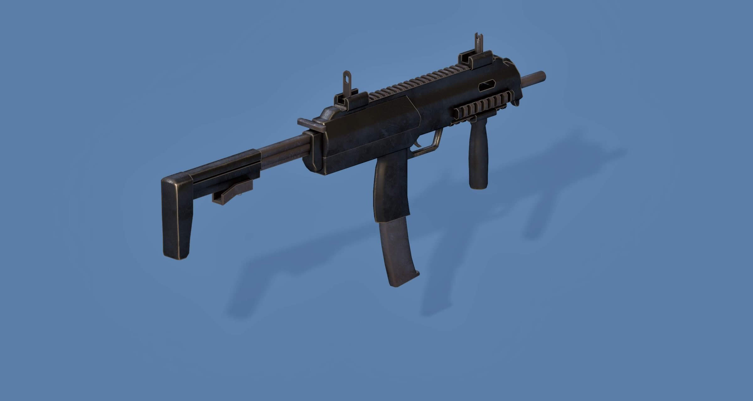 MP7 Gun 3D Model