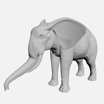 Elephant 3D Model