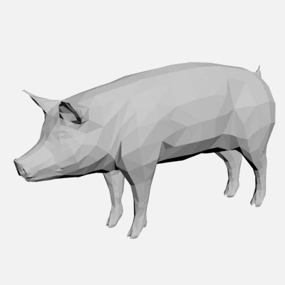 Pig 3D Model