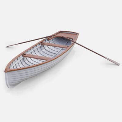 Rowboat 3D Model