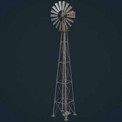 Windmill 1B 3D Model