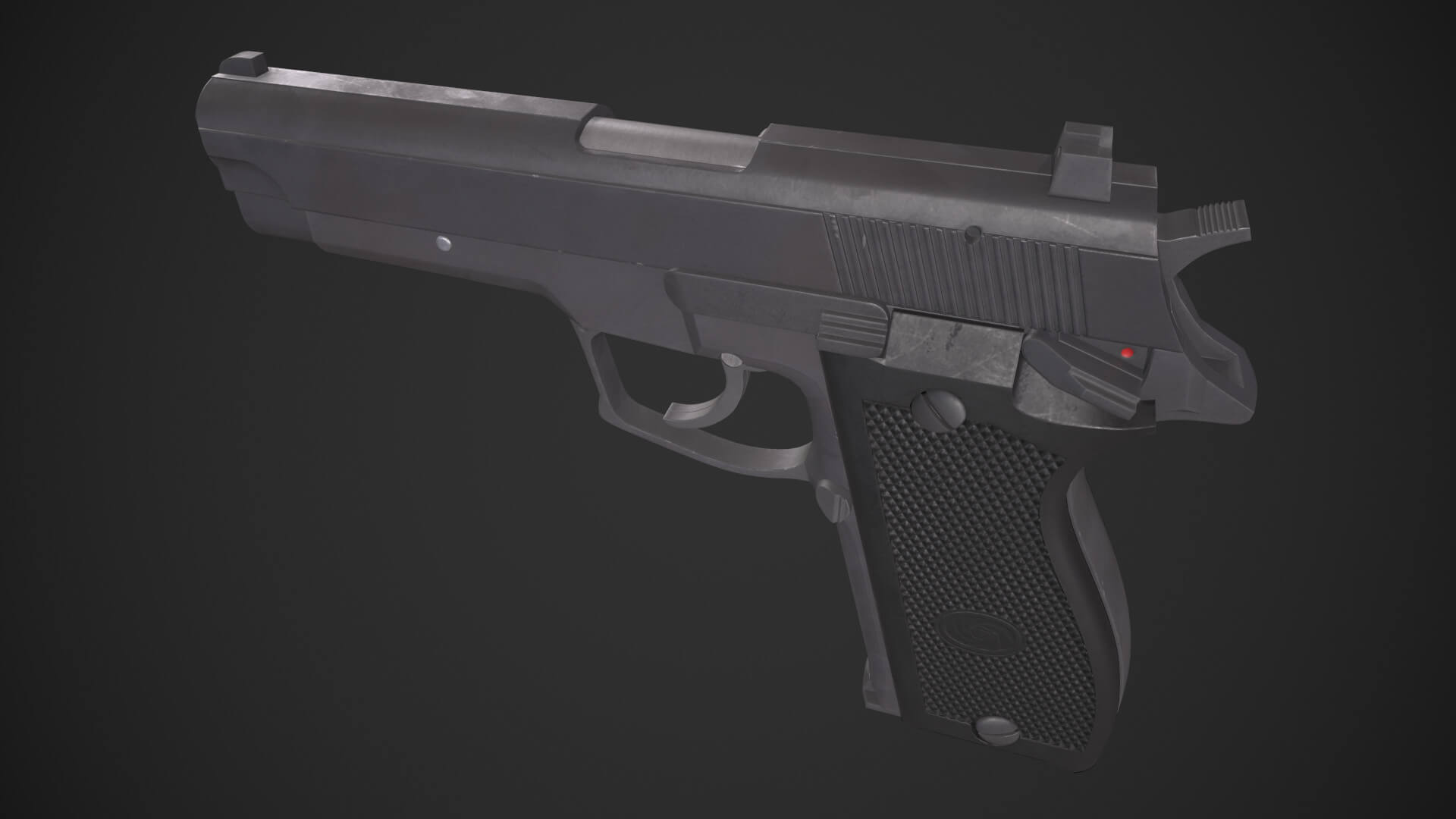 DP51 Semi-Automatic Pistol 3D Model