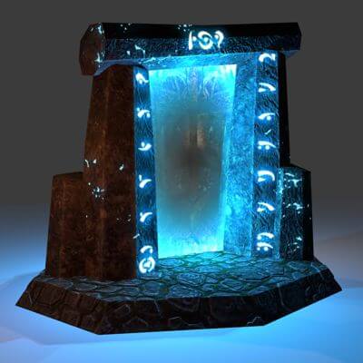 Old Portal 3D Model