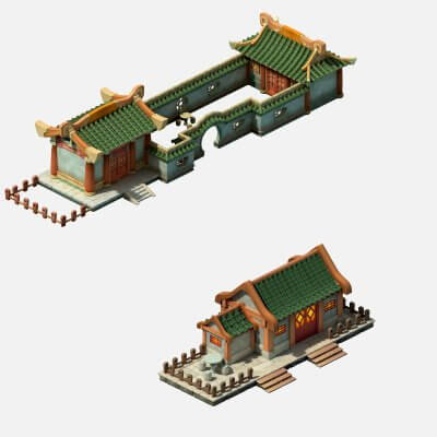 Building House 3D Model