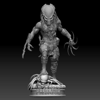 Predator Wolf 3D Model