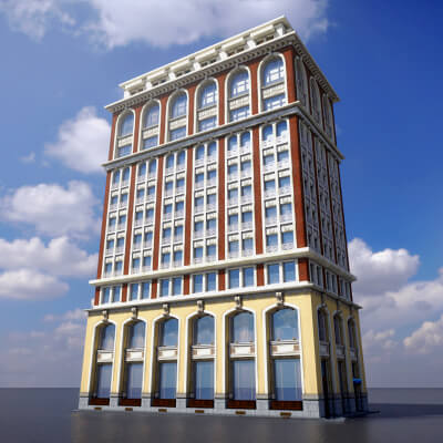 Business Building 3D Model