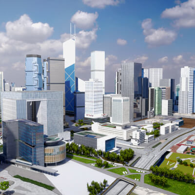 Hongkong Central 3D Model