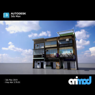 Tw House 001 3D Model