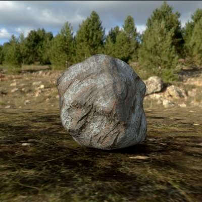 Rocks Alien 3D Model