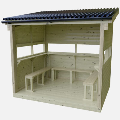 Bird Hide Shelter 3D Model