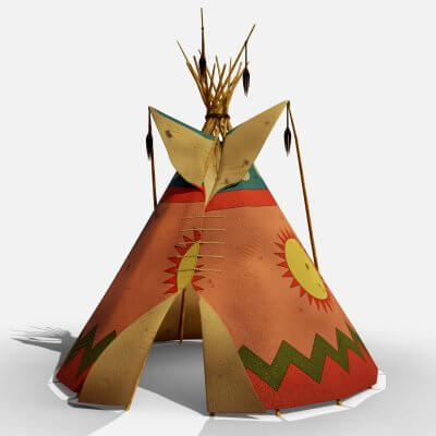 Tepee 3D Model