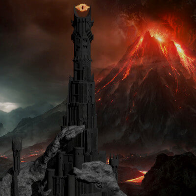 Barad Dur 3D Model