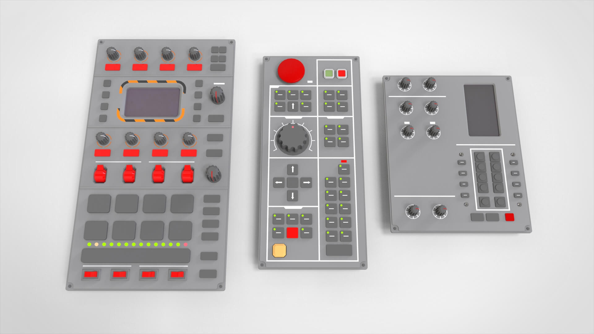 Dashboard Parts Collection 1 3D Model