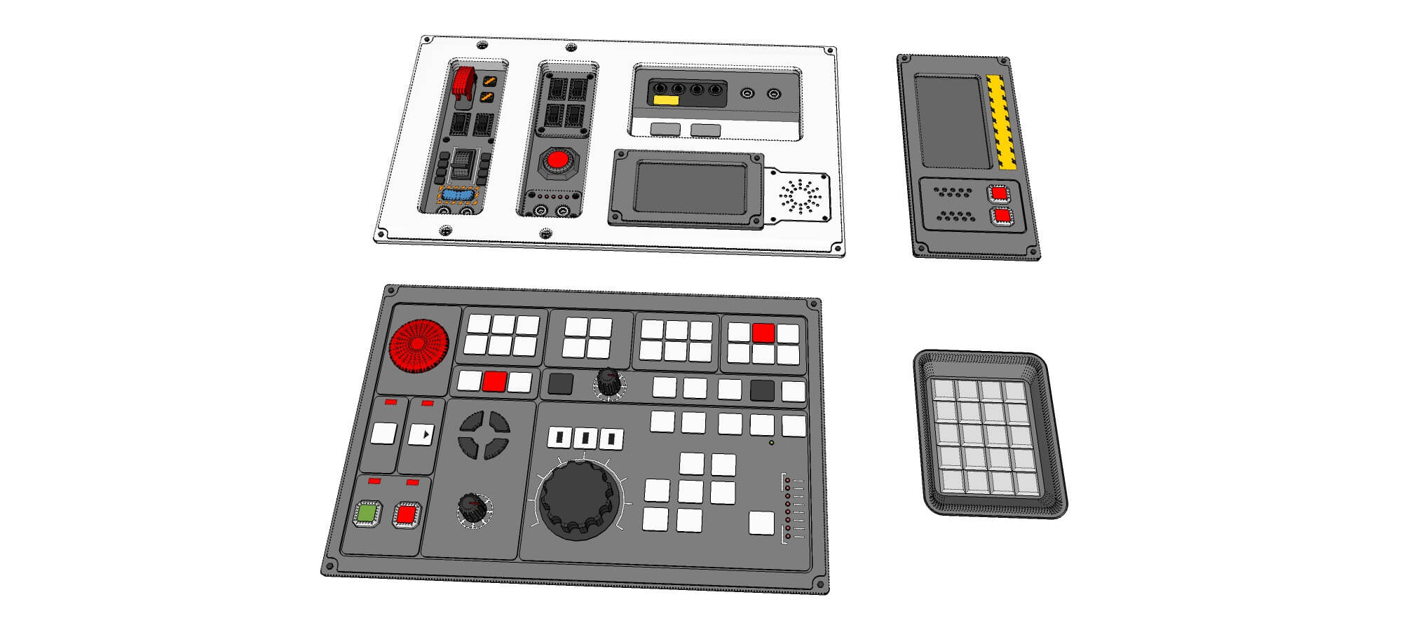 Dashboard Parts Collection 1 3D Model