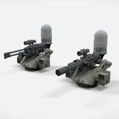 Turret 4 3dmodel 3D Model