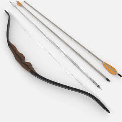 Recurve Bow 3D Model