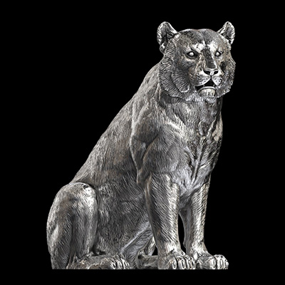 Tiger Statue 3D Model